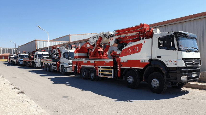 Karaman'da Endüstriyel Projeler İçin Vinç